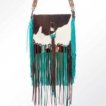 American Darling Cross Body Hair on-Genuine Leather Western Women Bag Handbag Purse |